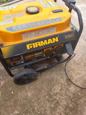 FIRMAN 4550/3650-Watt Portable Generator.