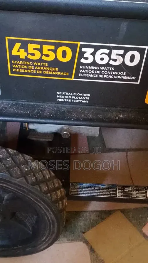 FIRMAN 4550/3650-Watt Portable Generator.