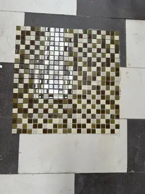 Brown Mixture Glass Mosaic