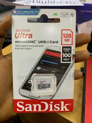 Sandisk Ultra 128GB microSDHC UHS-I Card – Up to 100mb/S