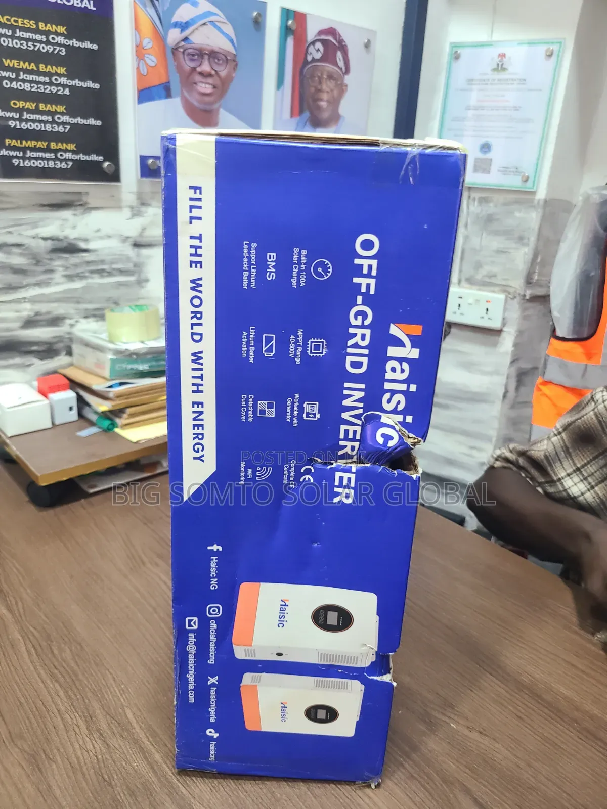 4.2kva/24v Haisic Hybrid Inverter