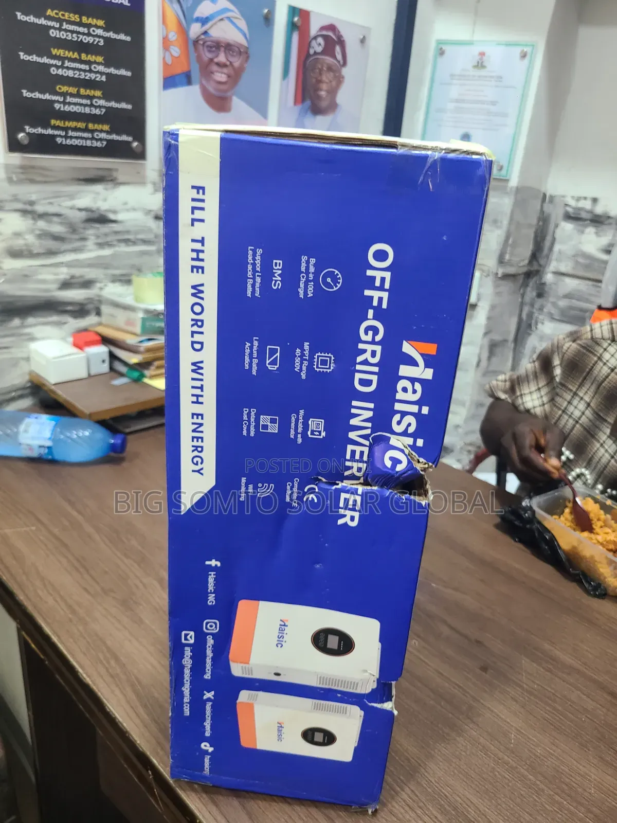 4.2kva/24v Haisic Hybrid Inverter