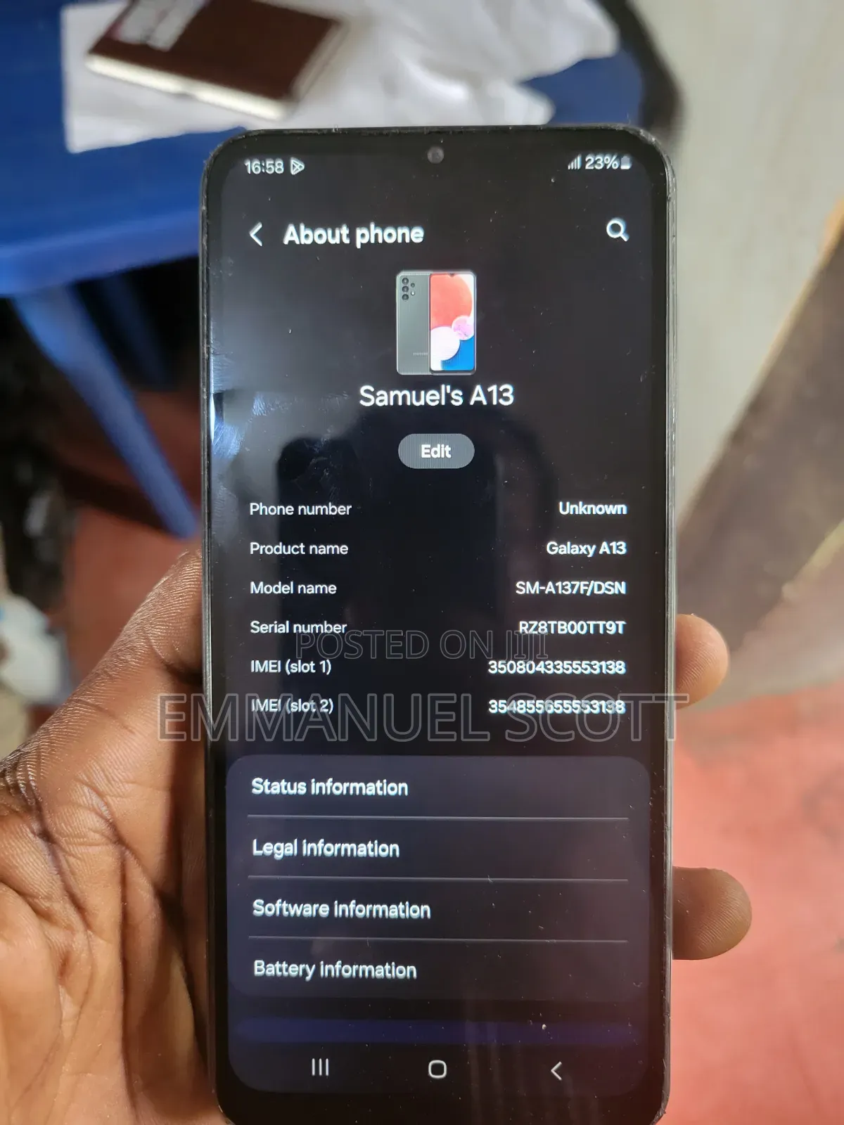 Samsung Galaxy A13 64 GB Blue
