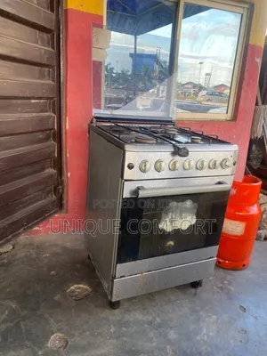 Maxi 4 Burner Gas Cooker (3 Gas and 1 Electric) With 12.5 Kg Cylinder