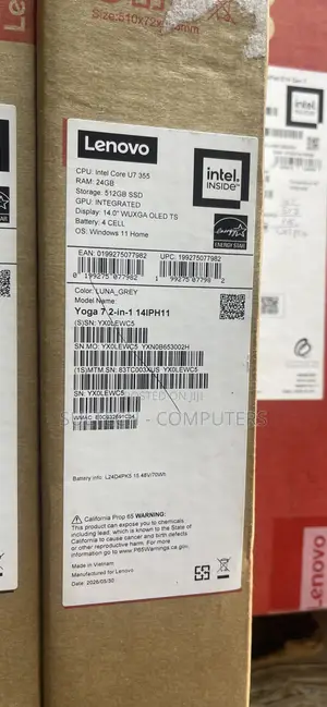 New Laptop Lenovo Yoga 7i 24GB Intel Core Ultra 7 SSD 512GB