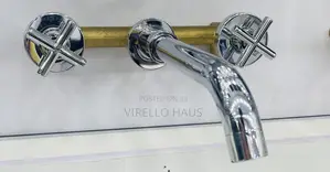 Chrome Conduit Bath Mixer