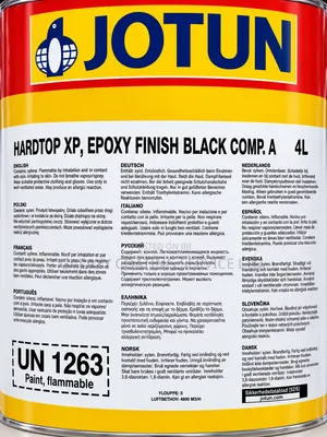 Hardtop XP,Epoxy Finish Black A&B