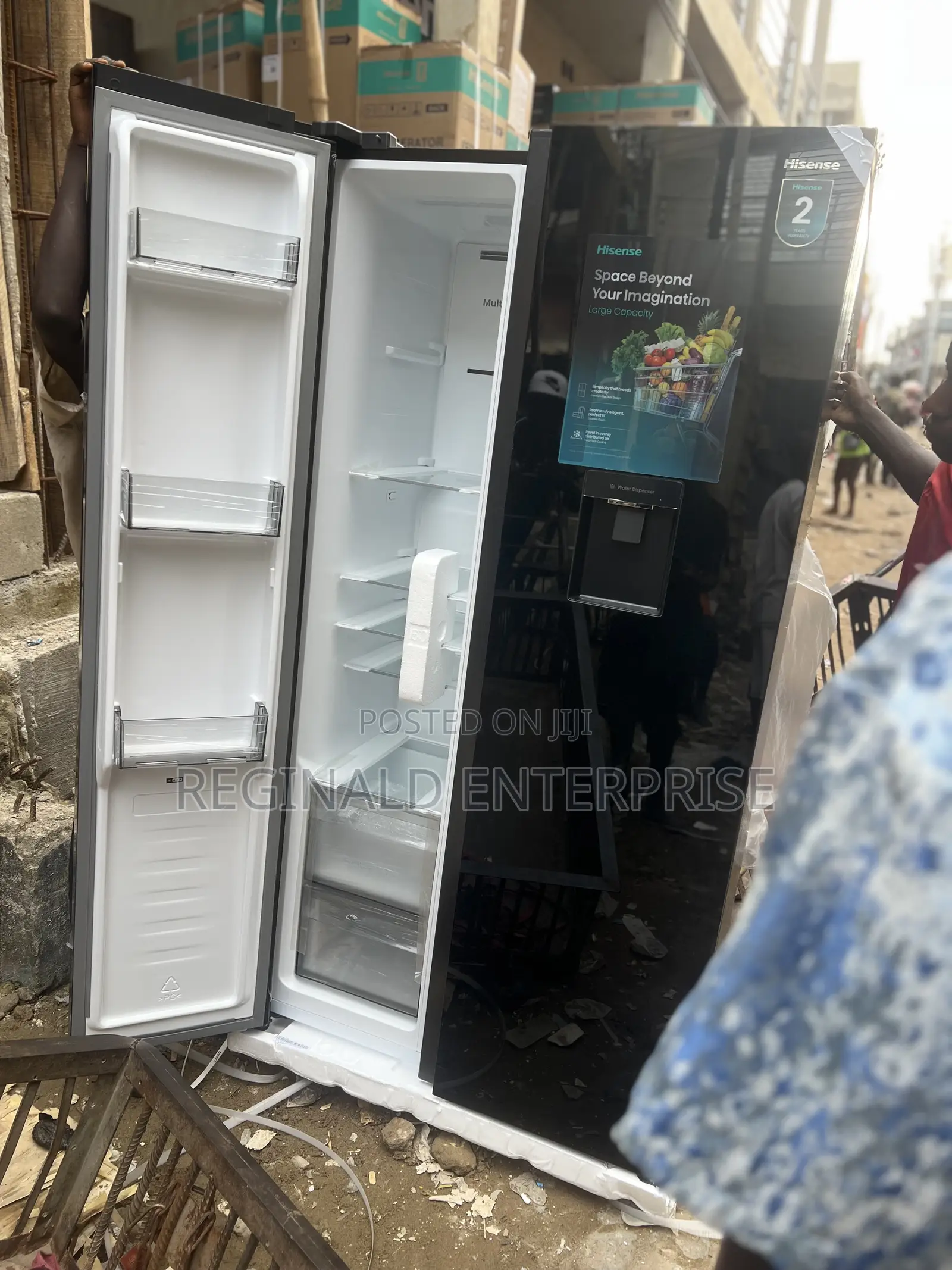 Hisense 529 Litter Inverter Side by Side Refrigerator