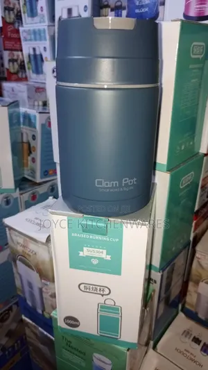 Clam Pot SUS 304 Hot and Cold Stainless Food Flask - 1000ml