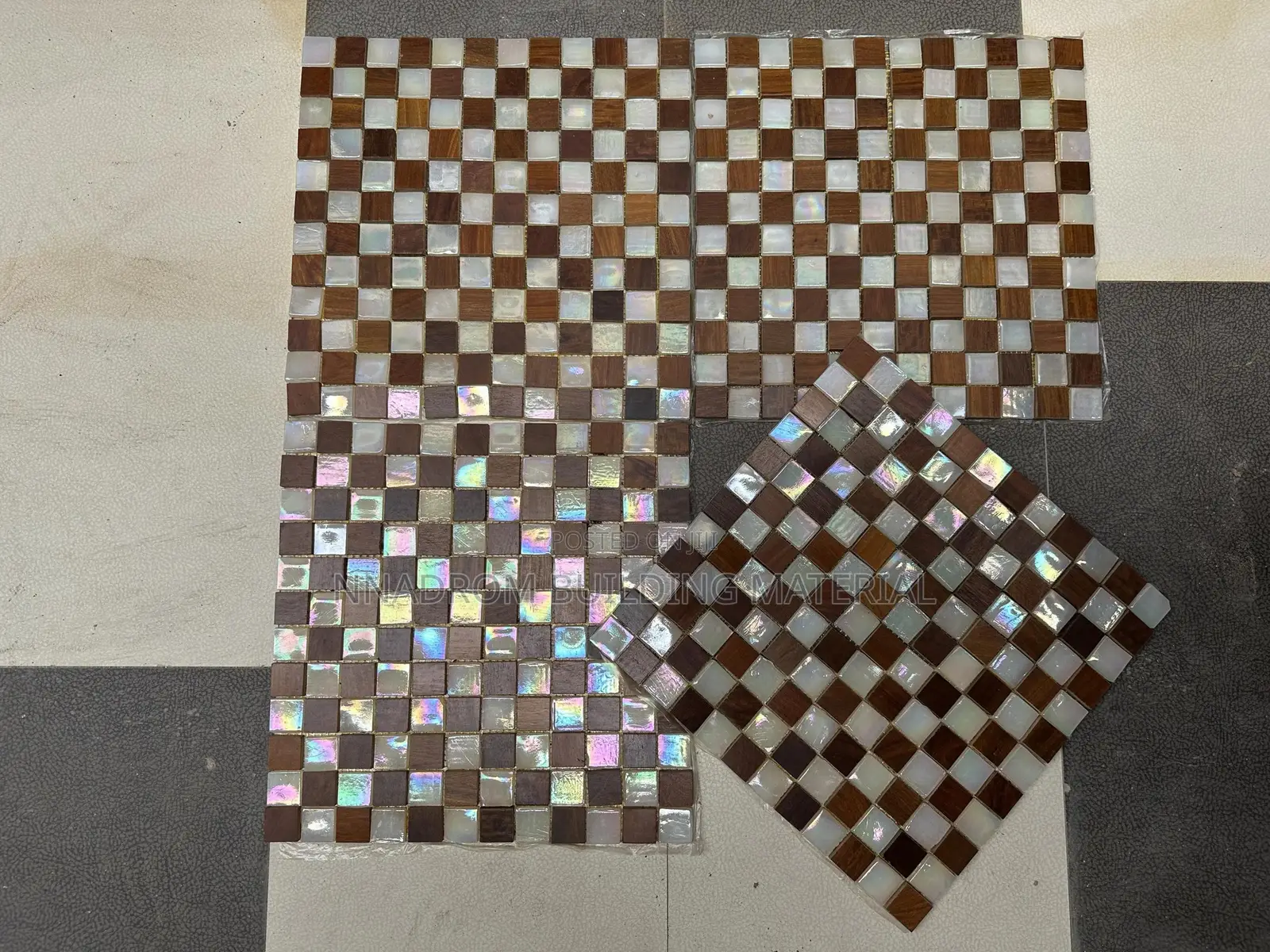 Wooden Draft Mosaic