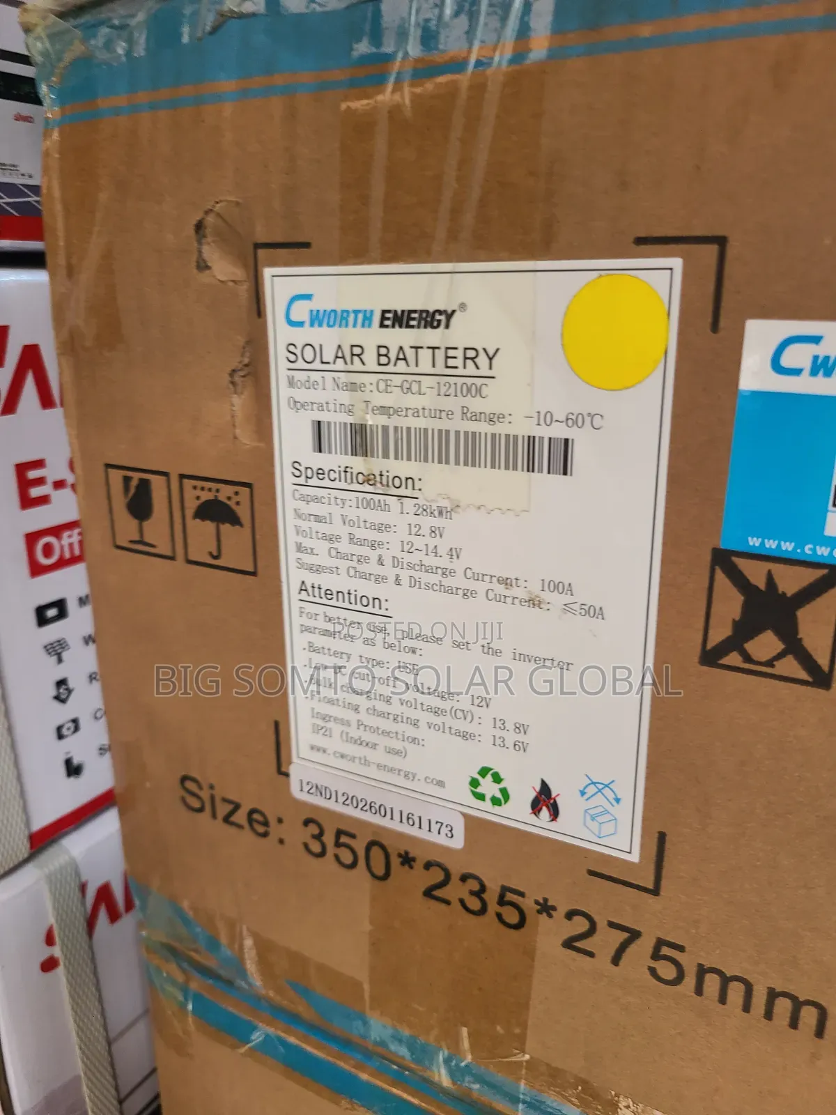 100ah/12v Cworth Lithium Battery