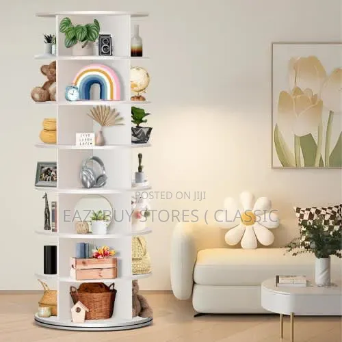 7 Layers 360 Degrees Rotating Shoe Rack