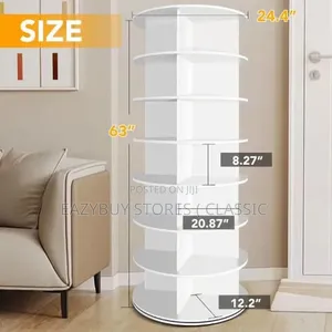 7 Layers 360 Degrees Rotating Shoe Rack