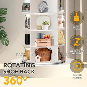 7 Layers 360 Degrees Rotating Shoe Rack