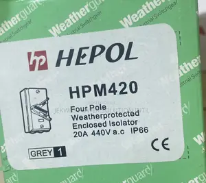 Original Hepol 20A 4- Pole Isolator