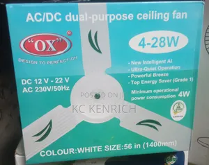 Ox 56 Ceiling Fan AC/DC