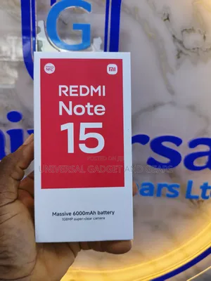 New Xiaomi Redmi Note 15 256 GB Black