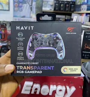 Havit G180BT Transparent RGB Wireless Gamepad