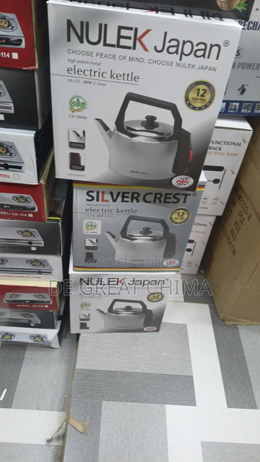 Silver Crest 5.5liter Electric Kettle