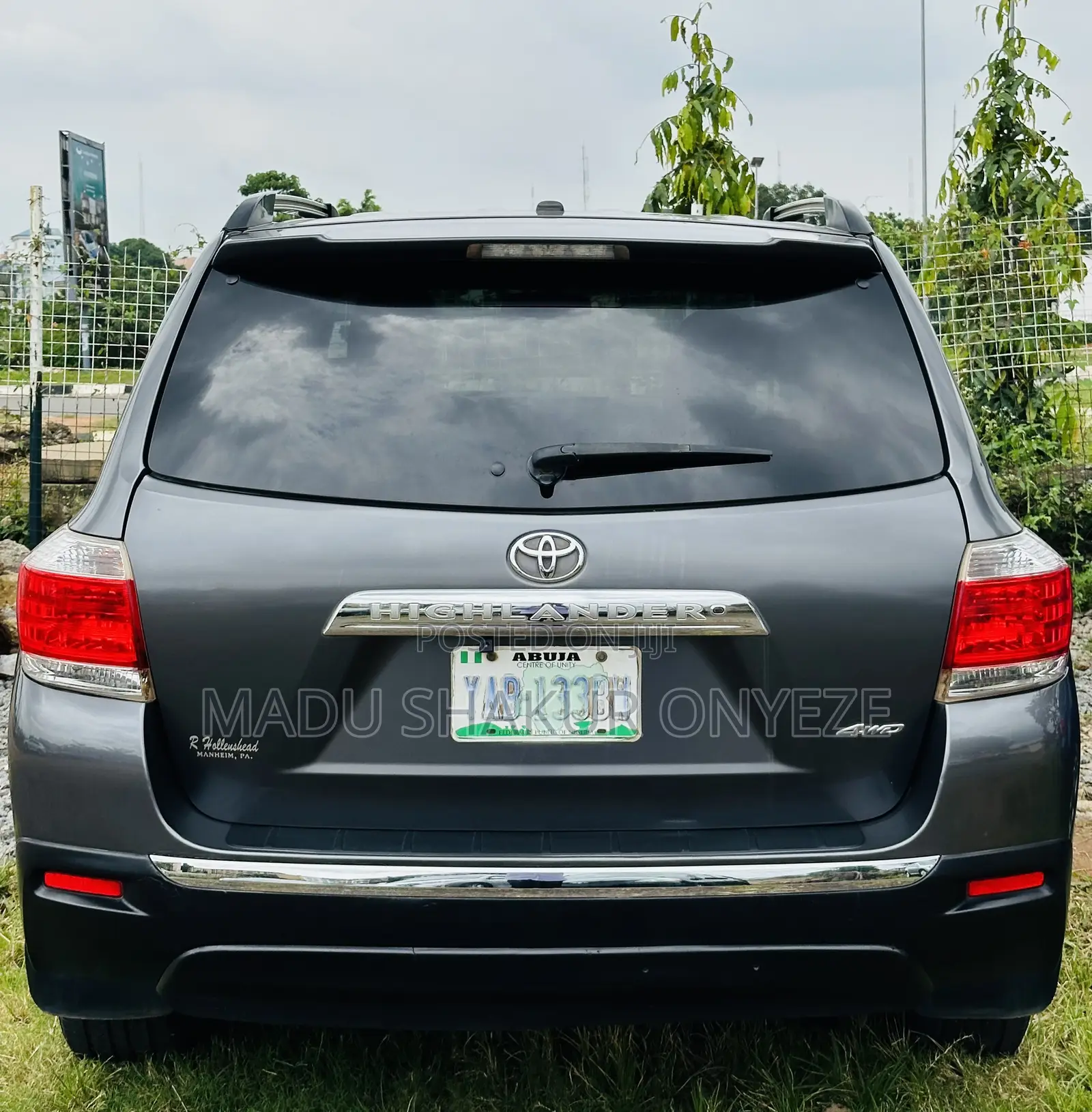 Toyota Highlander SE 2012 Gray