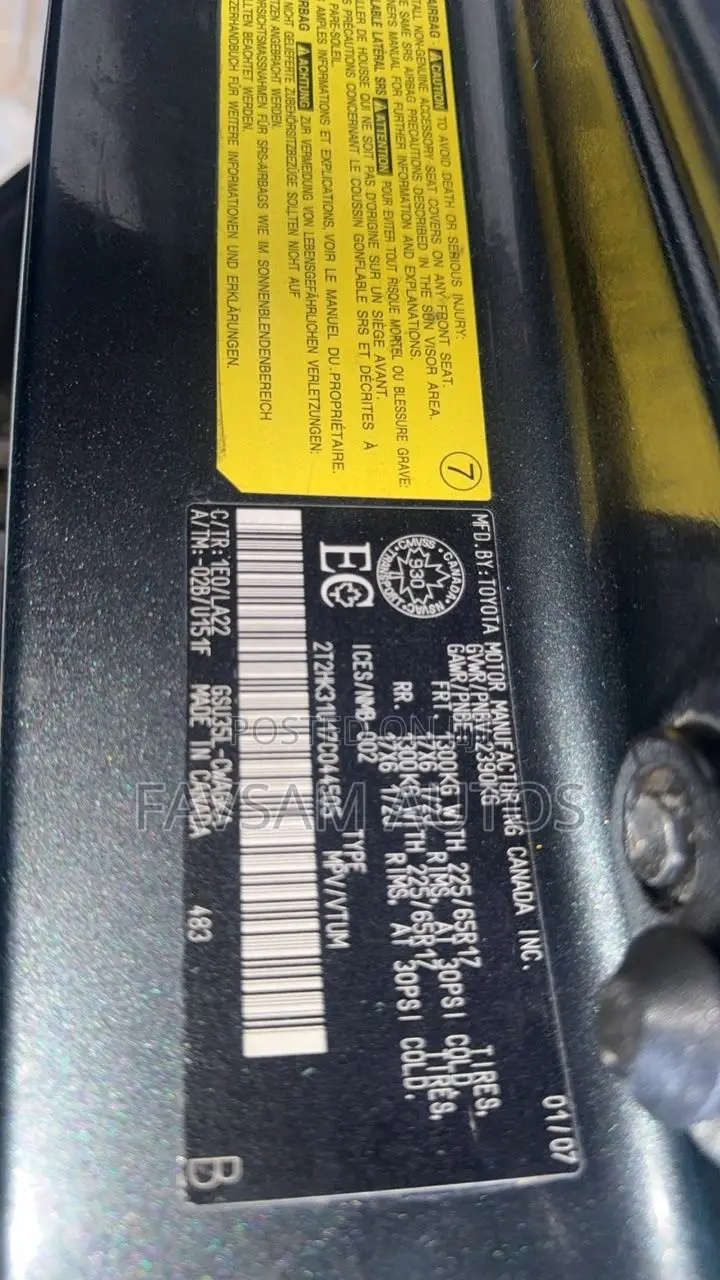 Lexus RX 350 2007 Gray