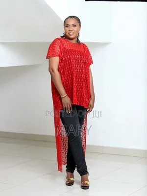 Red Lace Top