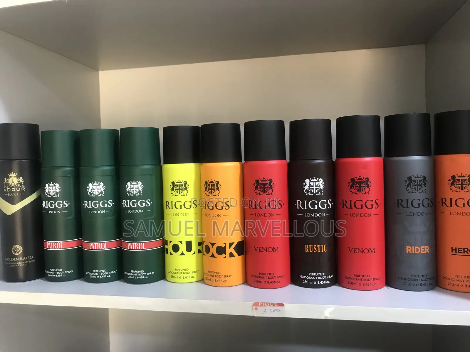 Riggs Deodorant Body Spray