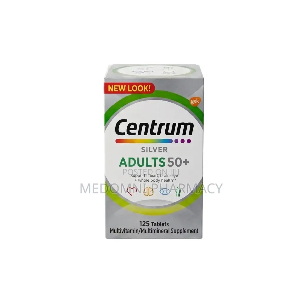 Centrum Silver Adults 50+ Multivitamin - 125 Tablets