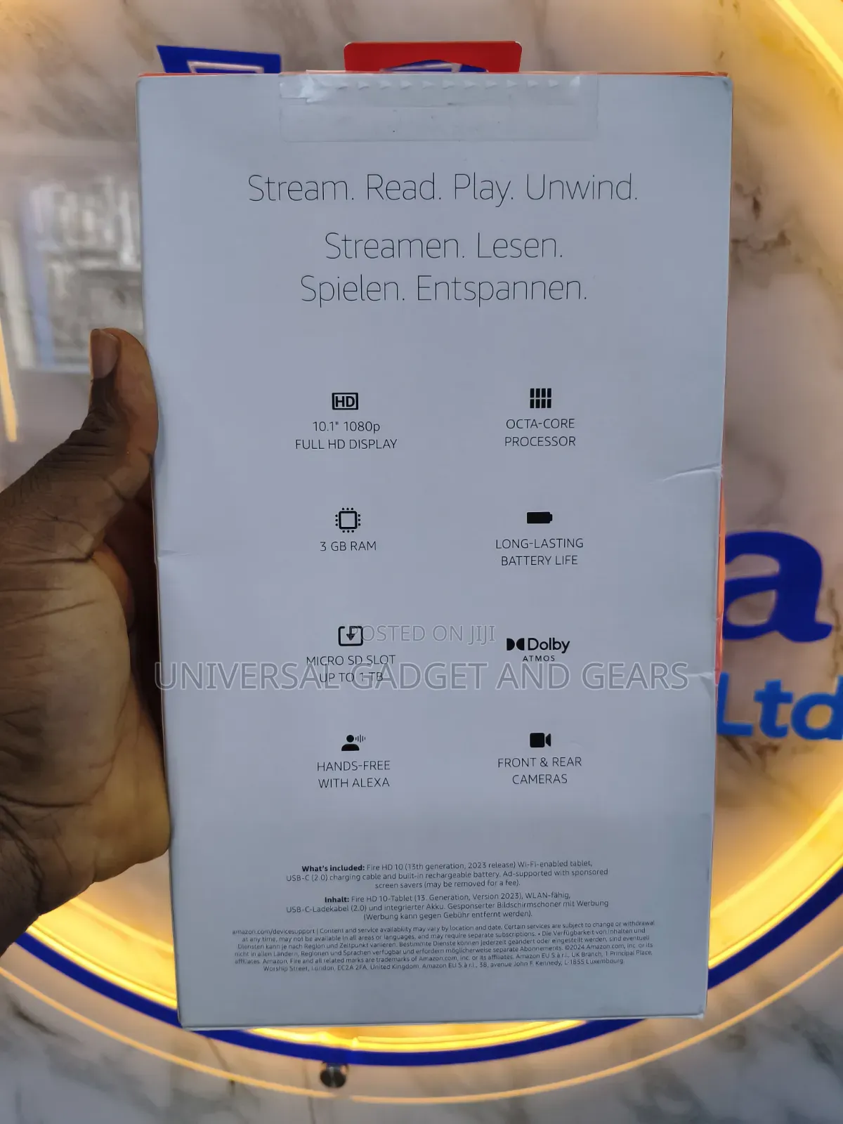 New Amazon Fire HD 10 32 GB Black