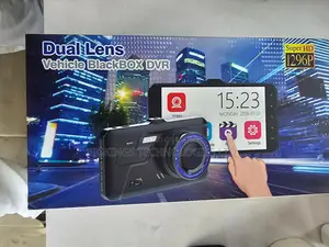 Dual Lens Vehicle Blackbox DVR Full HD 1296p Camera Video Car 4" HD Di