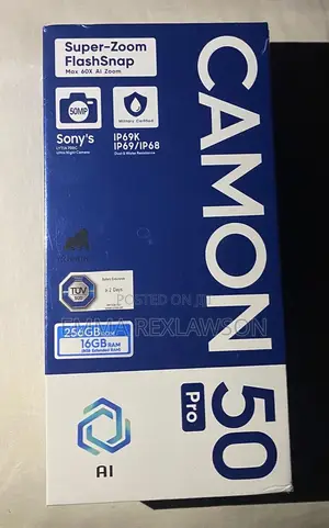 New Tecno Camon 50 Pro 256 GB Green