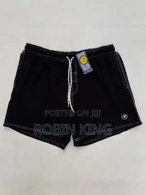 TU Men Black Beach Swim Trunks Size Large L