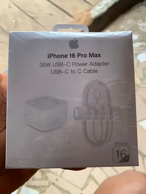 iPhone 16 Pro Max 35W USB-C Power Adapter USB-C to C Cable