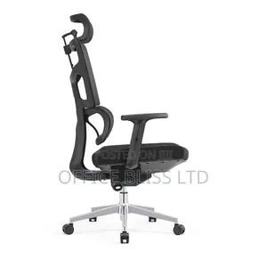 Ergonomic Home & Office Chair for Extra Comfort - FULL BLACK