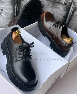 Chunky Lug-Sole Derby Shoes