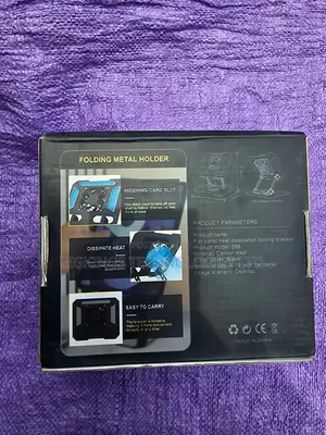 360 Rotating Tablet Desk Stand Holder With USB Cooler