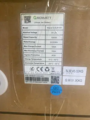 5kWh 48V Growatt Lithium Battery