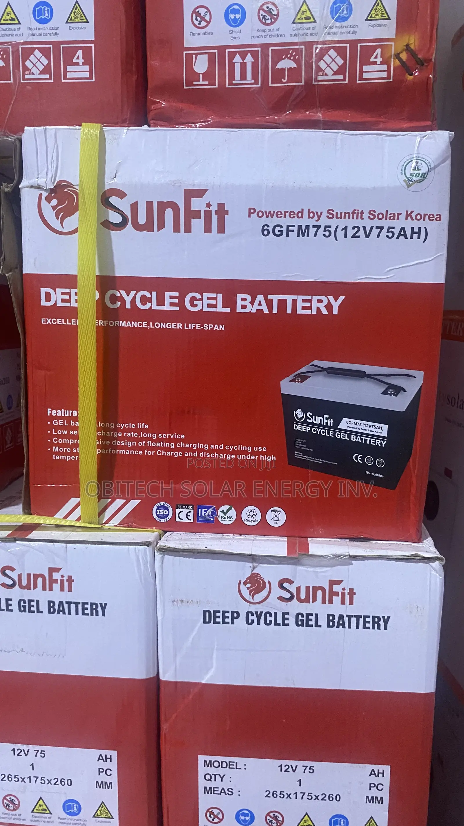 75AH 12V Sunfit Deep Cycle Battery