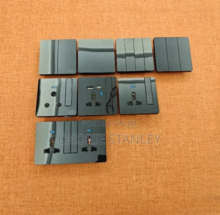 Black Nice Switch and Socket Original