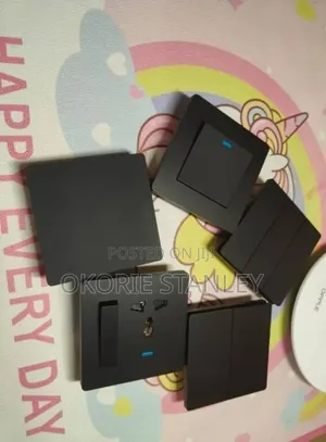 Black Nice Switch and Socket Original