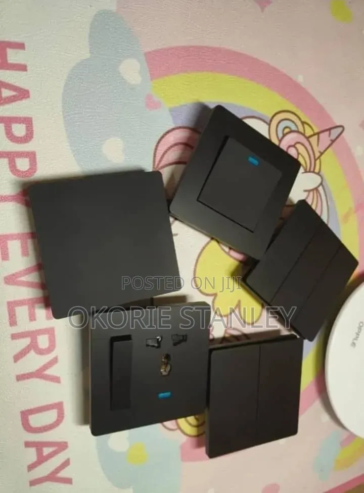 Black Nice Switch and Socket Original