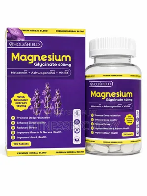 Wholeshield Magnesium Glycinate 400mg X 100 Tablets