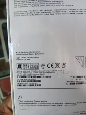 Apple iPhone 17 Pro Max 1 TB Orange