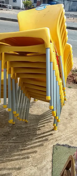 Plastic Chair Iron Legs