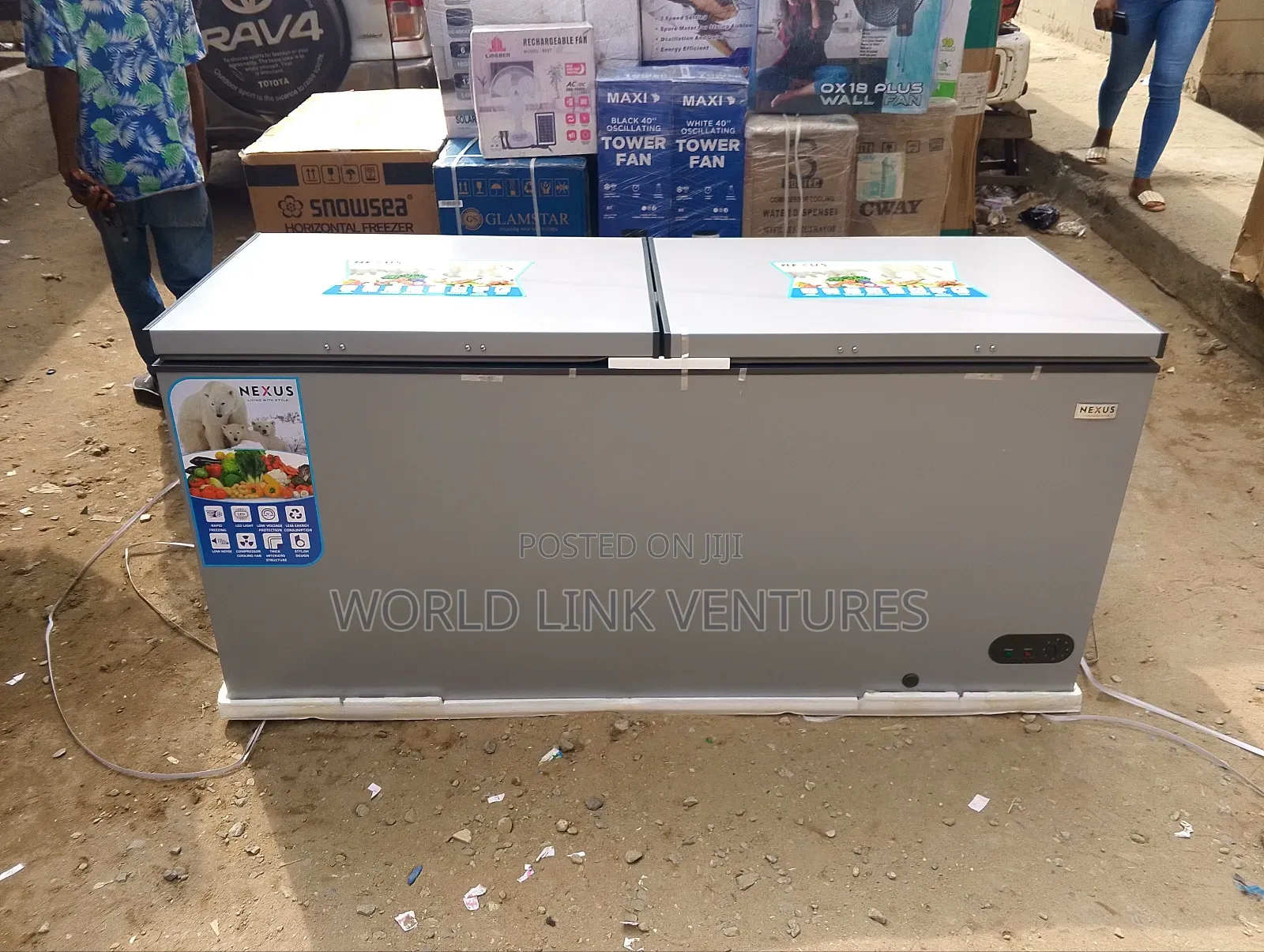 Nexus Chest Freezer Double Door