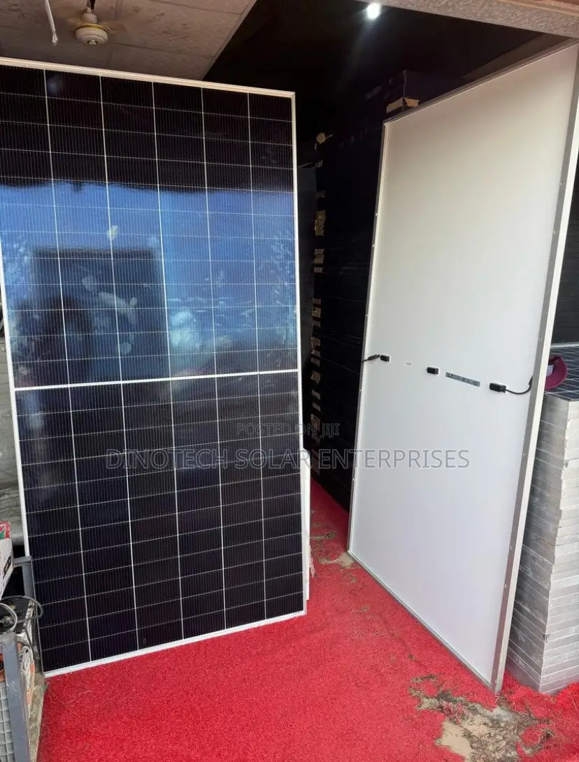 550w 144w Cells JA Non Bifacial Half Cut Solar Panel