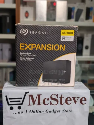 Seagate 12TB Expansion Hard Drive Desktop Drive for PC and Mac