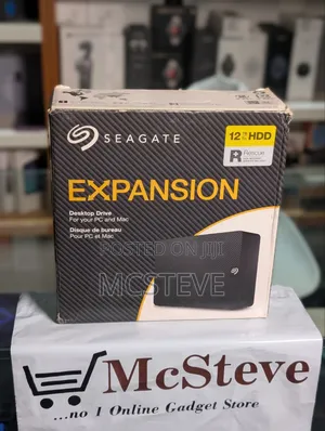 Seagate 12TB Expansion Hard Drive Desktop Drive for PC and Mac