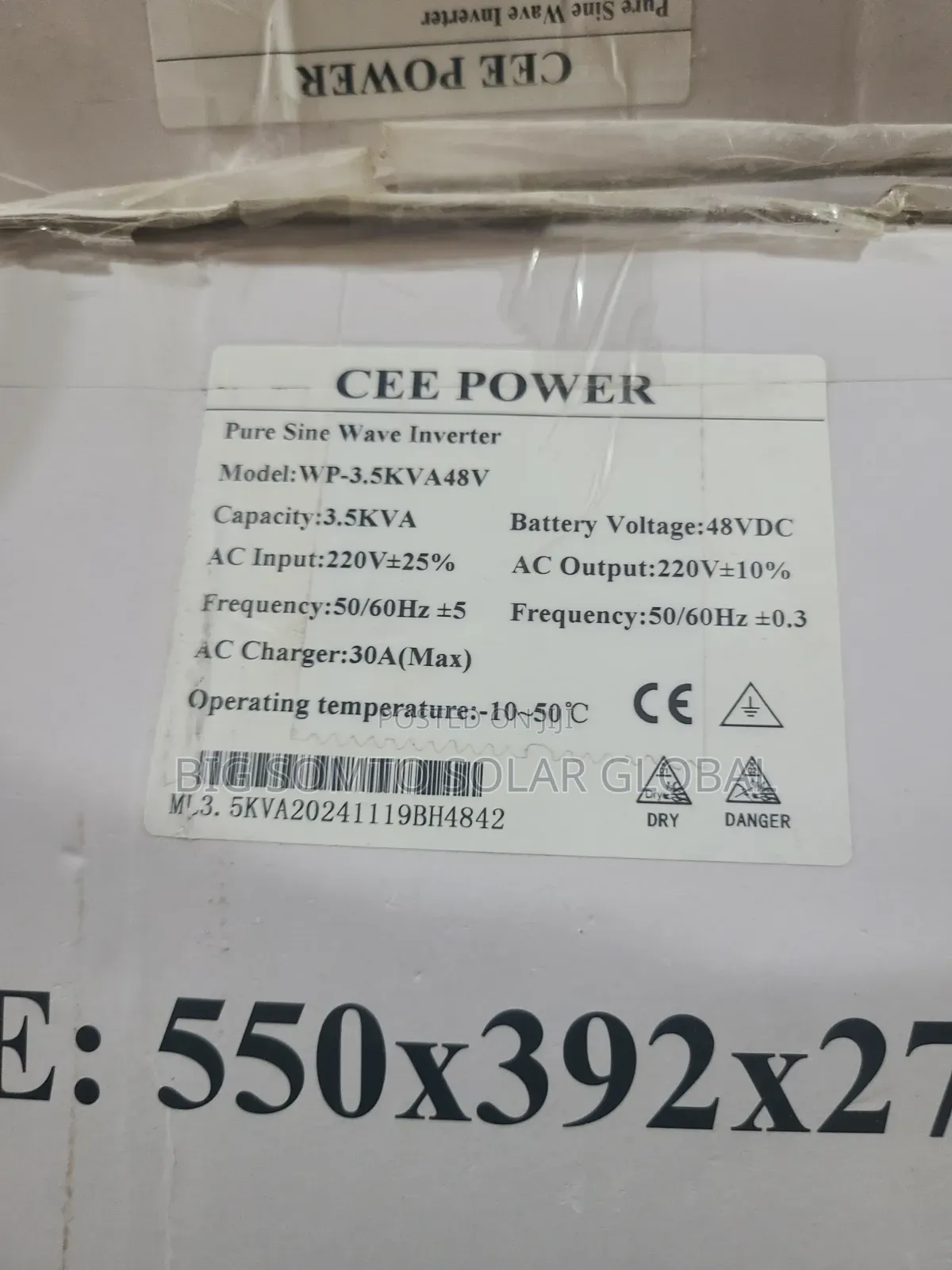 3.5kva/24v Cee Power Inverter