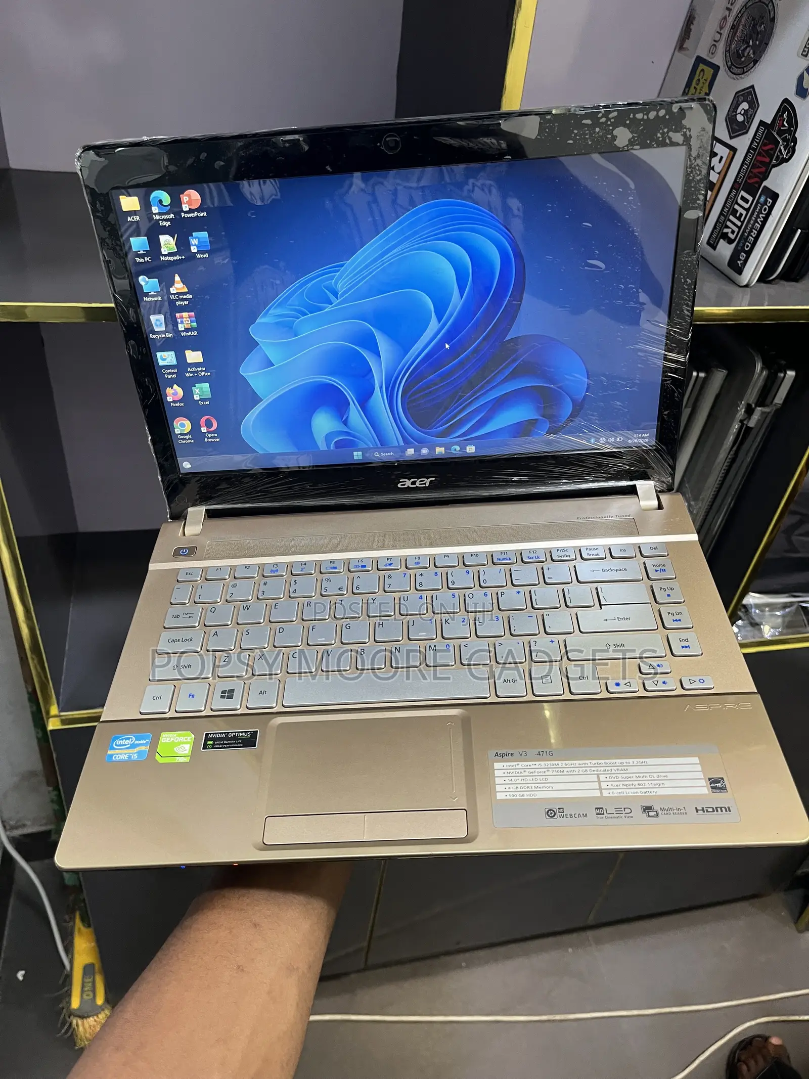 Laptop Acer Aspire V3-471 8GB Intel Core i5 SSD 128GB